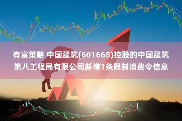 有富策略 中国建筑(601668)控股的中国建筑第八工程局有限公司新增1条限制消费令信息