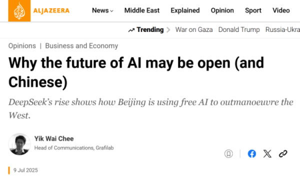 稳益配 外媒：“人工智能的未来属于中国”