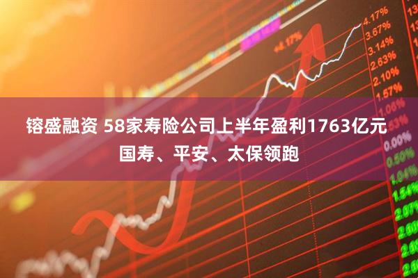 镕盛融资 58家寿险公司上半年盈利1763亿元 国寿、平安、太保领跑